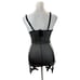 Ladies Leg Avenue Sexy Teddy Lingerie Consume Black and White Size Medium