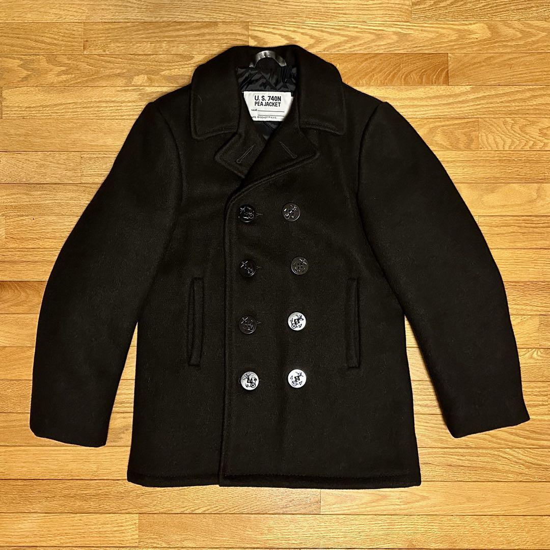 Shot SCHOTT Peacoat U.S.740N PEA JACKET 18