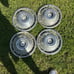 1966 CHEVROLET CHEVY BELAIR IMPALA BISCAYNE NOMAD 2 HUBCAPS WHEEL COVERS VINTAGE