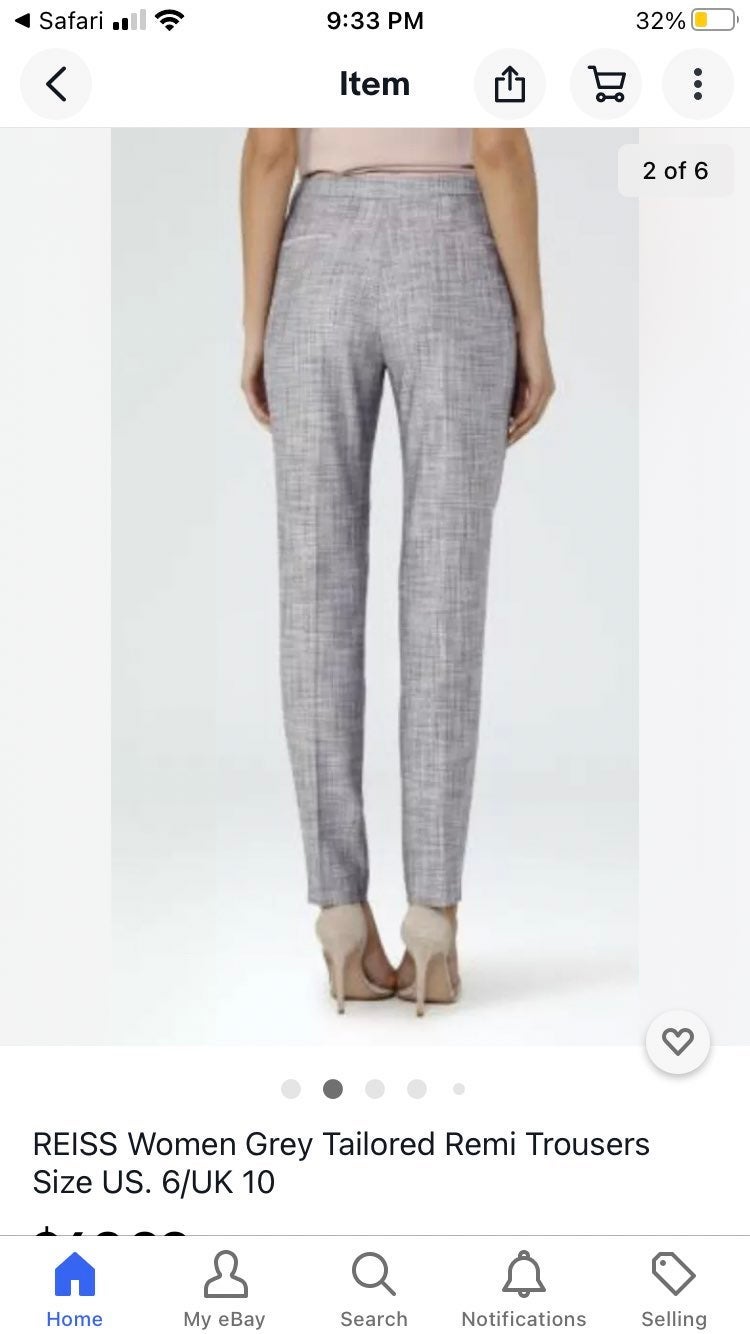 REISS REMI TROUSERS SIZE 8