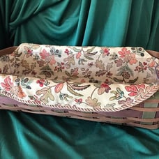 Longaberger Harvest Weave Bread Basket Set