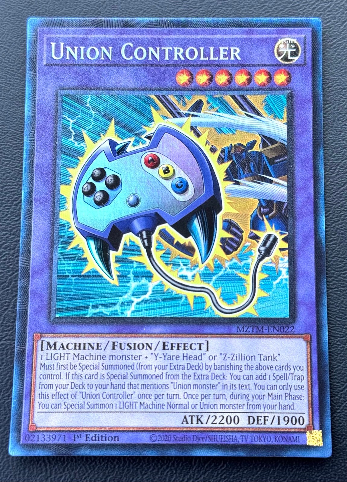 Union Controller 1st Edition Collector's Rare MZTM-EN022 Yu-Gi-Oh!