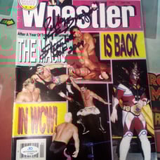 Autographed The Wrestler Magazine