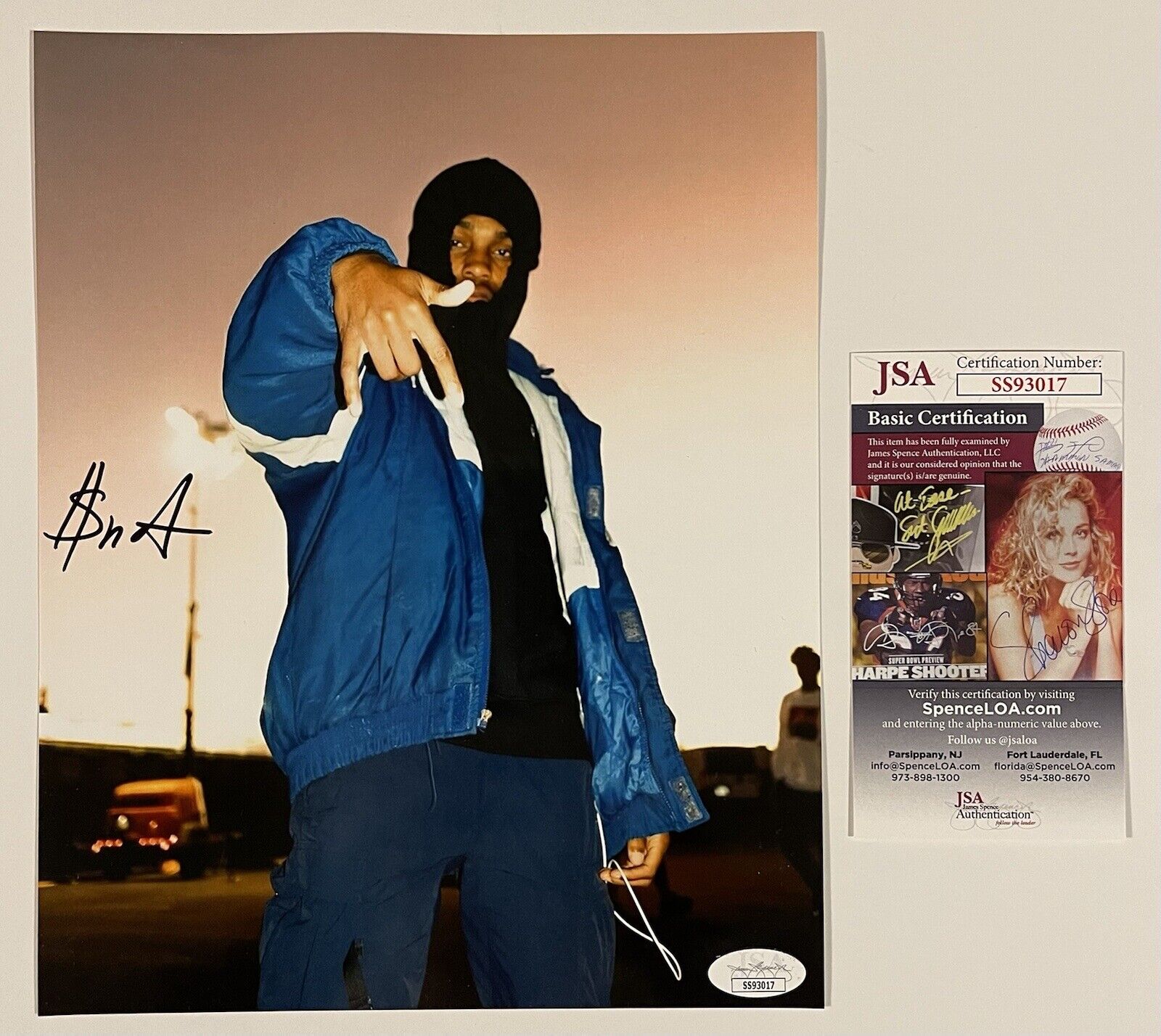 NOT SIGNED 8x10 PHOTO TRAGEDY BEAUTIFUL HAVOC ETHEREAL SNOT RAPPER JSA COA