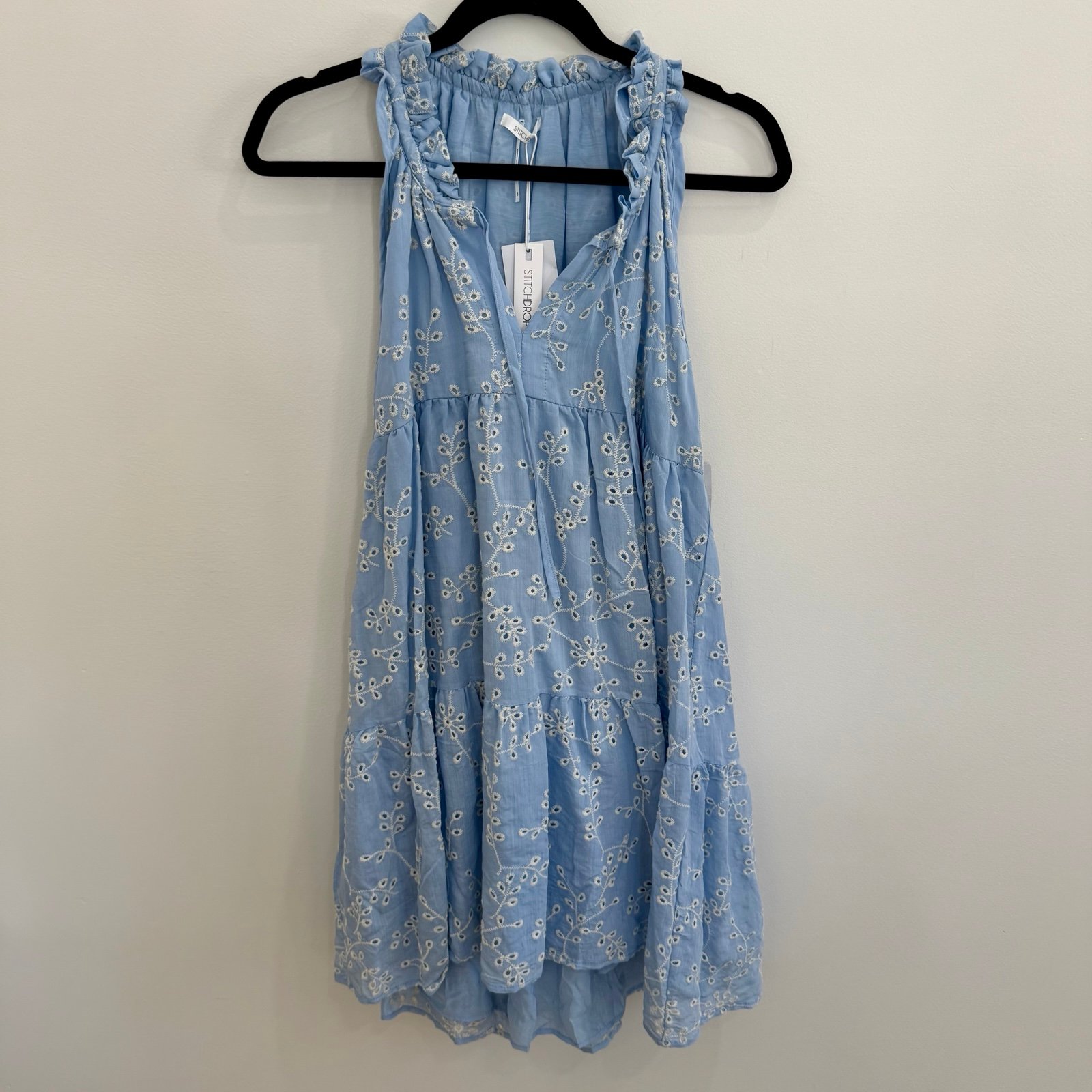 stitchdrop the cuddle eyelet sleeveless dress BNWT retail 188