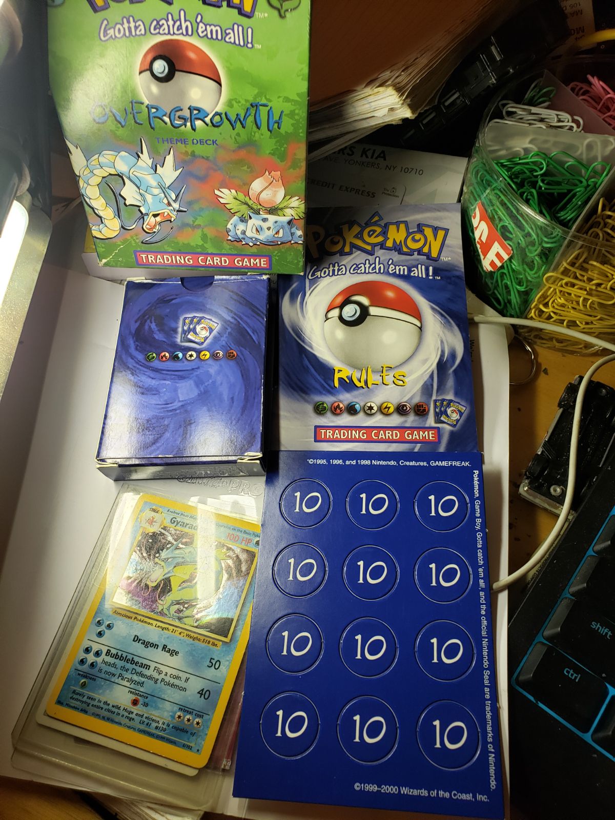 Pokemon theme deck overgrowth never used