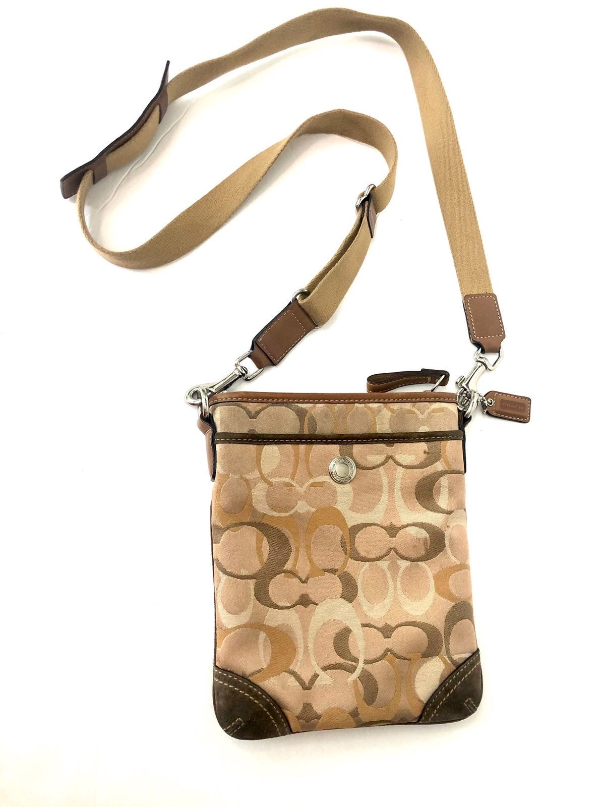 COACH messenger monogram bag