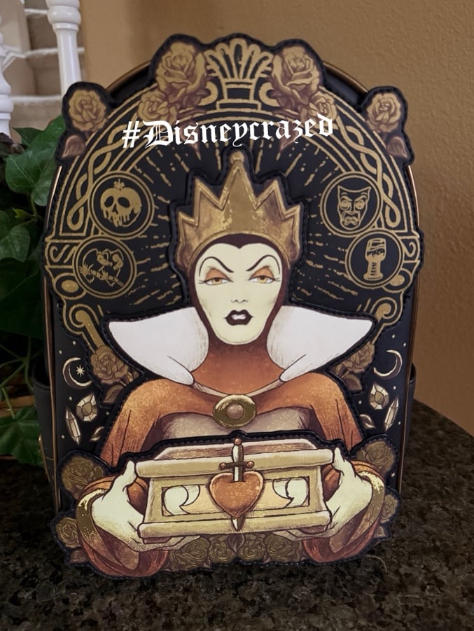 Loungefly Snow White and the Seven Dwarfs Evil Queen Portrait Mini Backpack