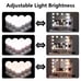 Vanity Table with 10 Dimmable Lighted Mirror Drawer and Shelves for Women Makeup