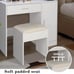 Vanity Table with 10 Dimmable Lighted Mirror Drawer and Shelves for Women Makeup