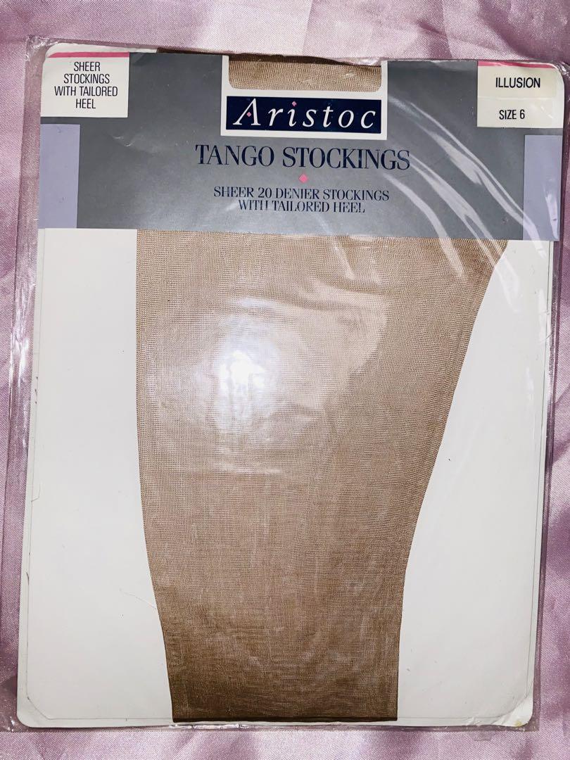 Illusory Aristock ultra-thin nylon garter stockings.