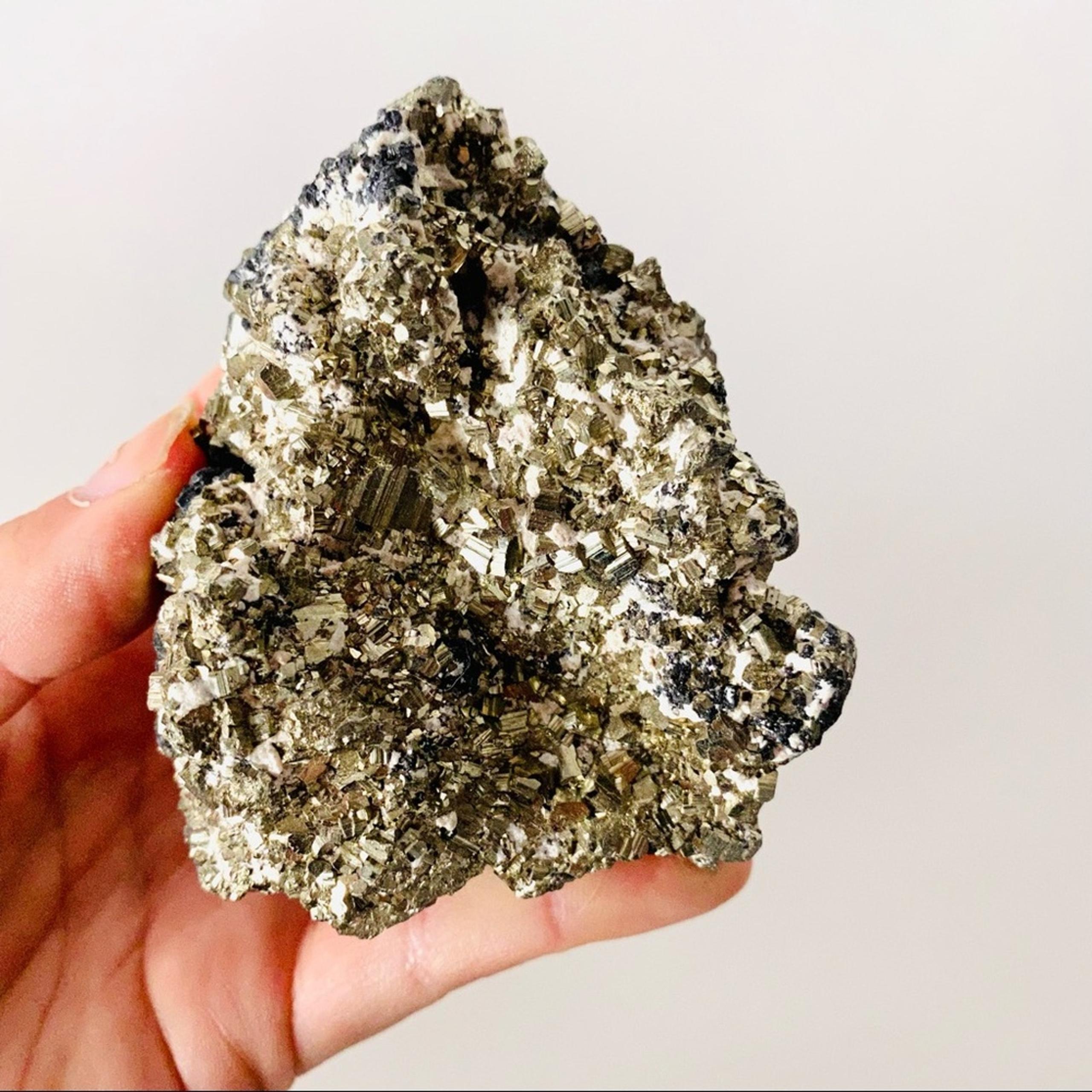 Pyrite Rough Raw Genuine 3” Crystal Boho Gypsy Meditation Yoga Gemstone Decor