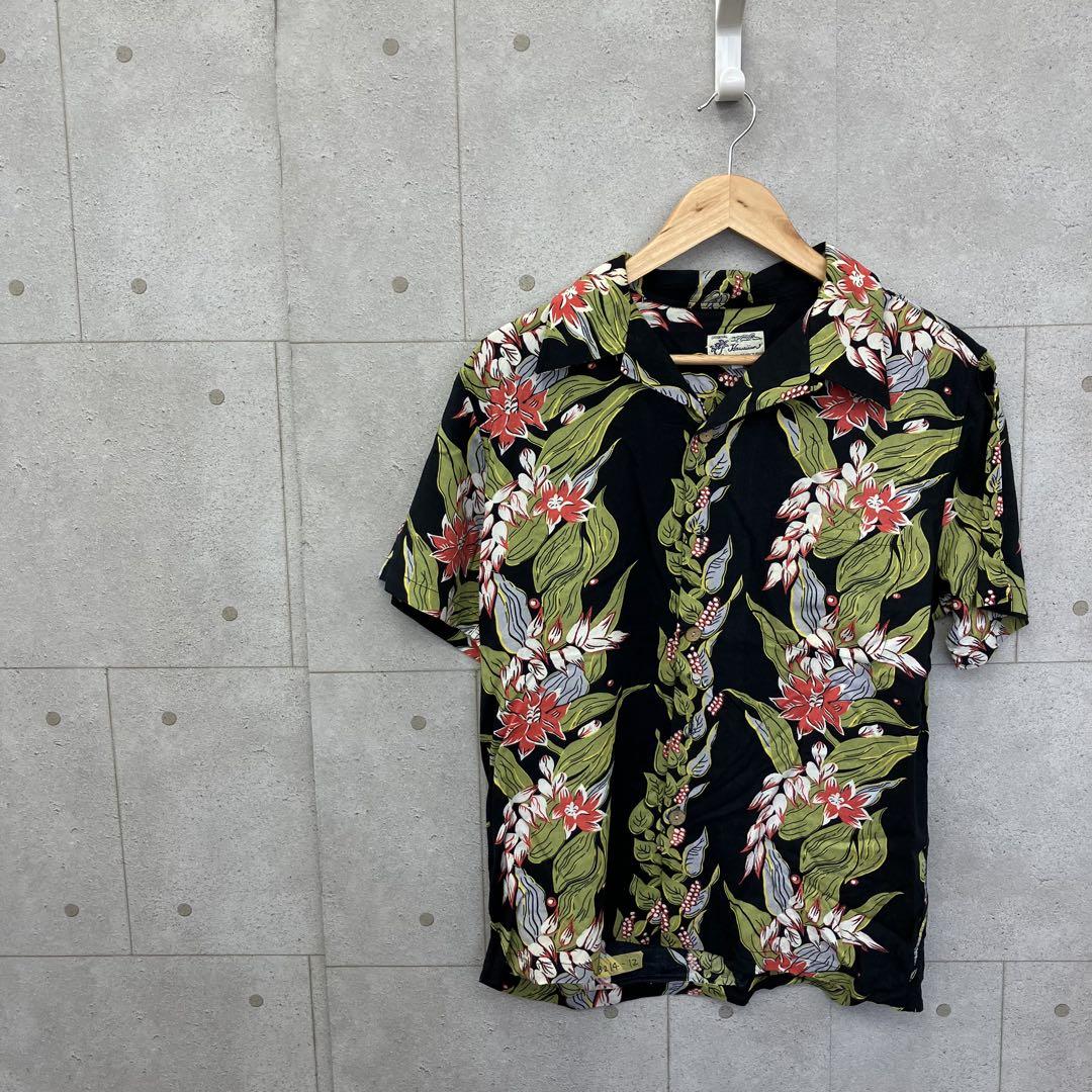 Hawaiian Aloha Shirt Short Sleeve Floral Men Multicolor