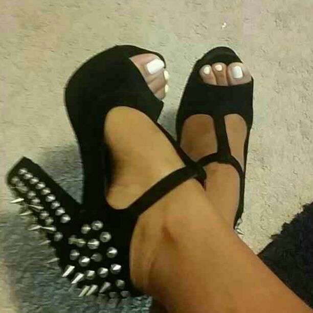 Spiked heels