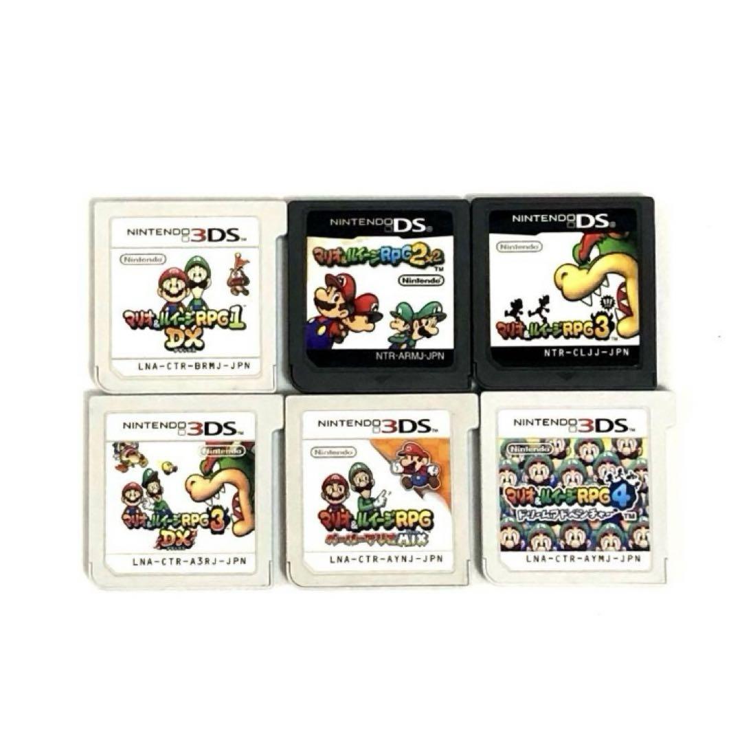 非常に高い品質 Mario & Luigi RPG Series 6-Game Set for 3DS and DS ニンテンドー3DS/2DS