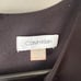 Calvin Klein sz 8 black work career sheath midi dress