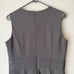 Calvin Klein sz 8 black work career sheath midi dress