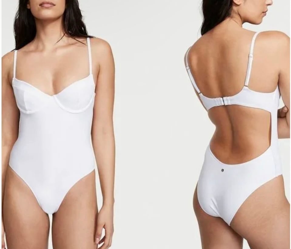 NWT Victorias Secret Essential Wicked One Piece Swimsuit Push Up Sz XL