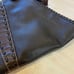 Women's Pebbled Leather Handbag Sophia Visconti Tote Thin Bag EUC