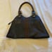 Women's Pebbled Leather Handbag Sophia Visconti Tote Thin Bag EUC