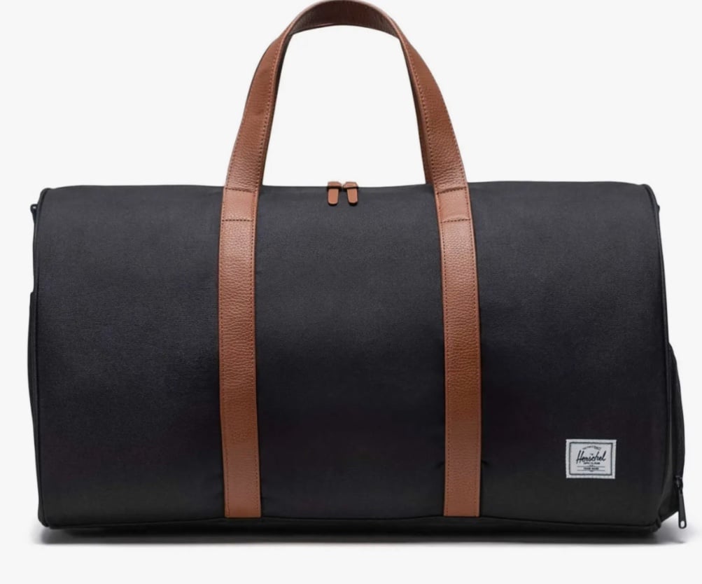 HERSCHEL BLACK DUFFEL BAG