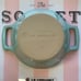Le Creuset Peppermint Cassoulet Snack Serving Bowl w/ Handles Rare Authentic