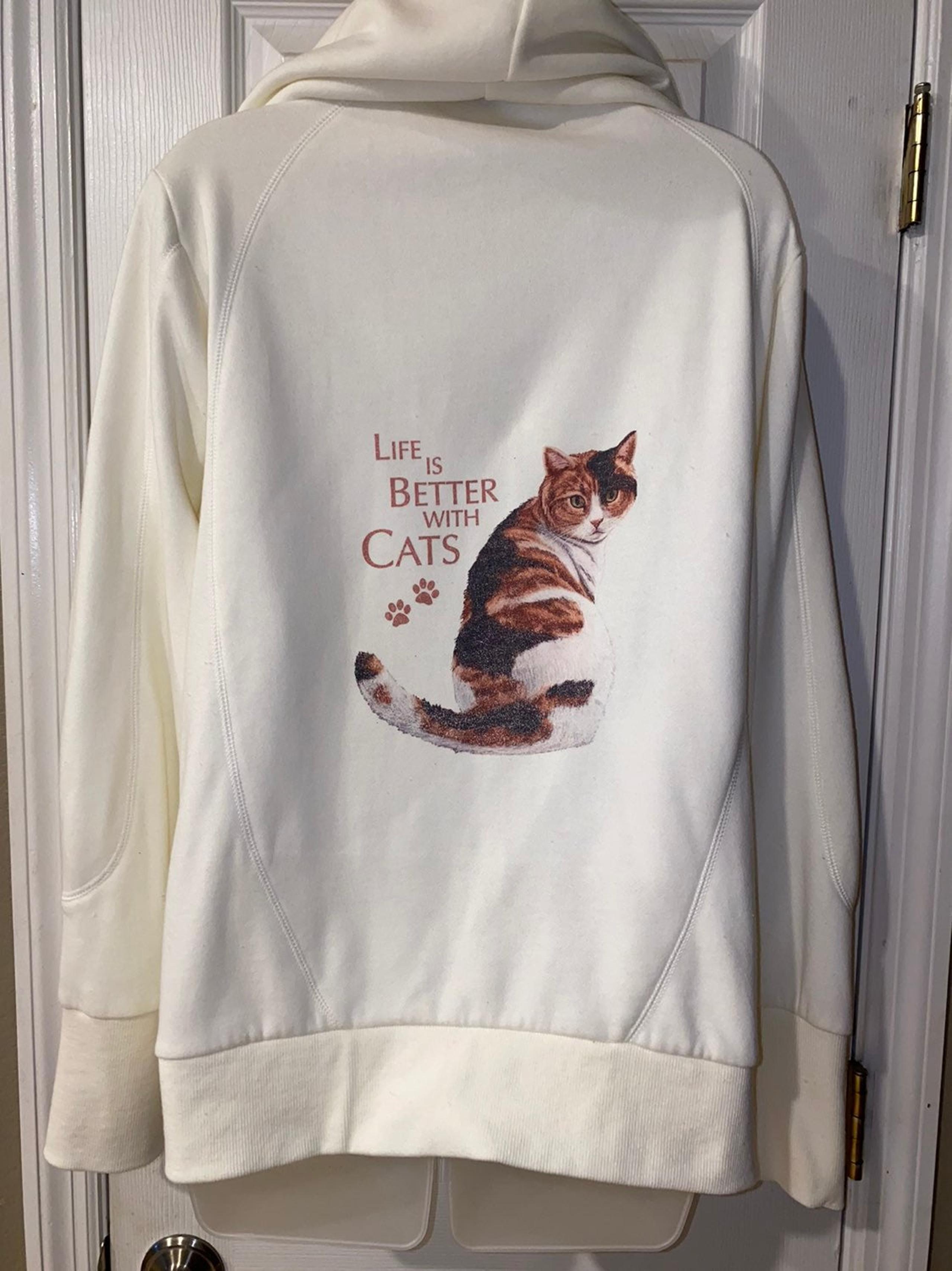 Life is Better with Cats Hoodie by bradford exchange