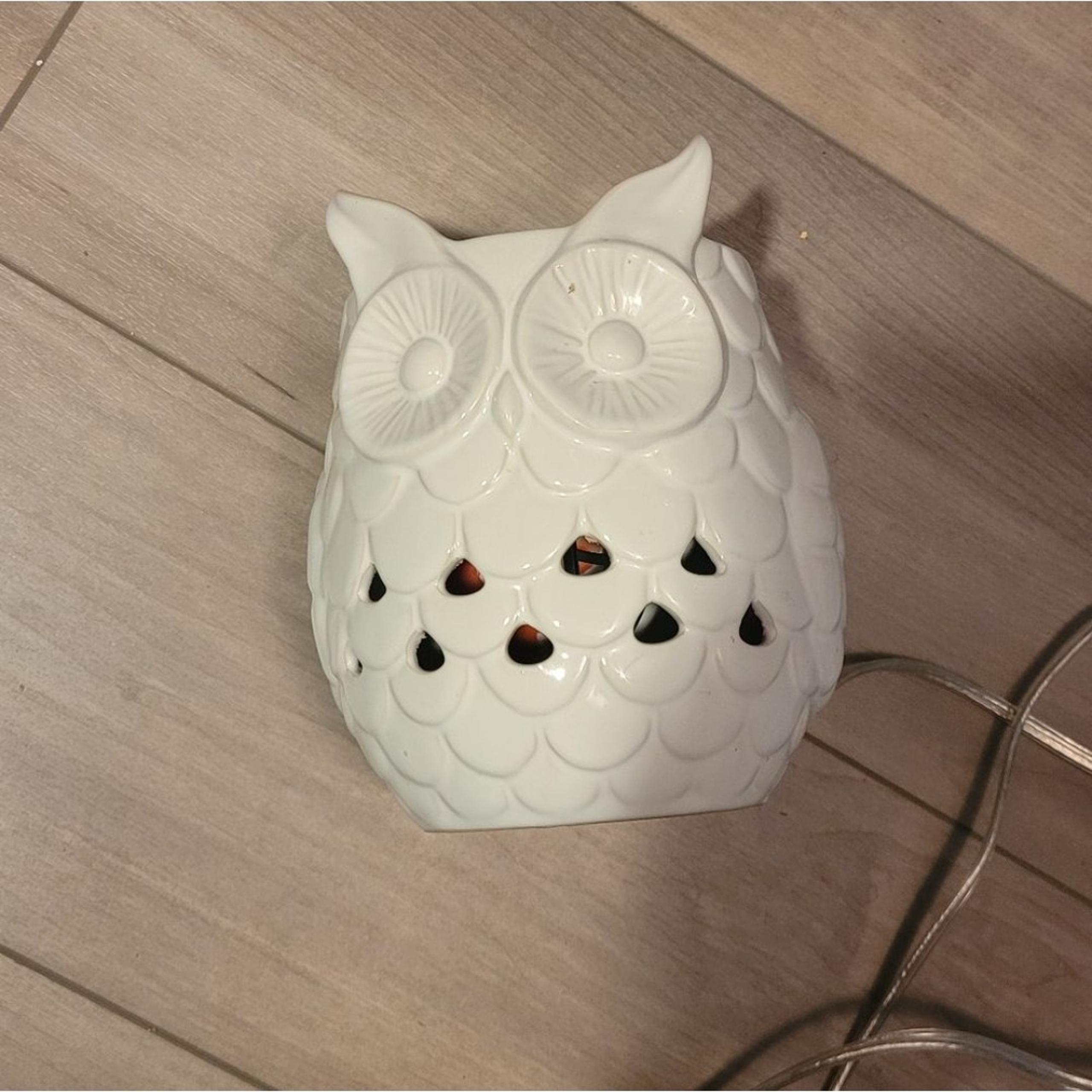 Yankee Candle White Owl Candle Warmer