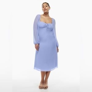 Aritzia Wilfred Jacqueline Midi Dress in Periwinkle