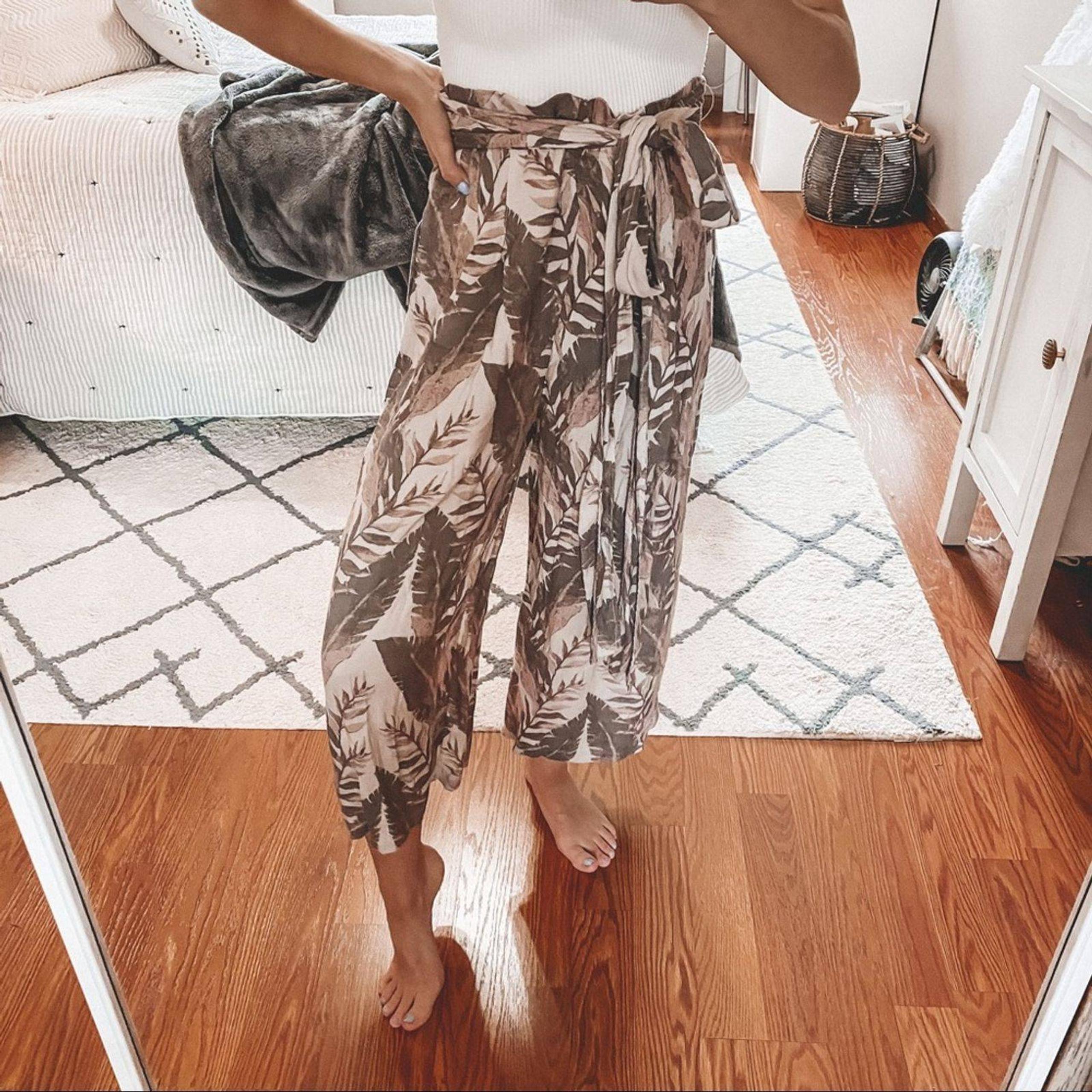 NWT Free People high rise crop pants S