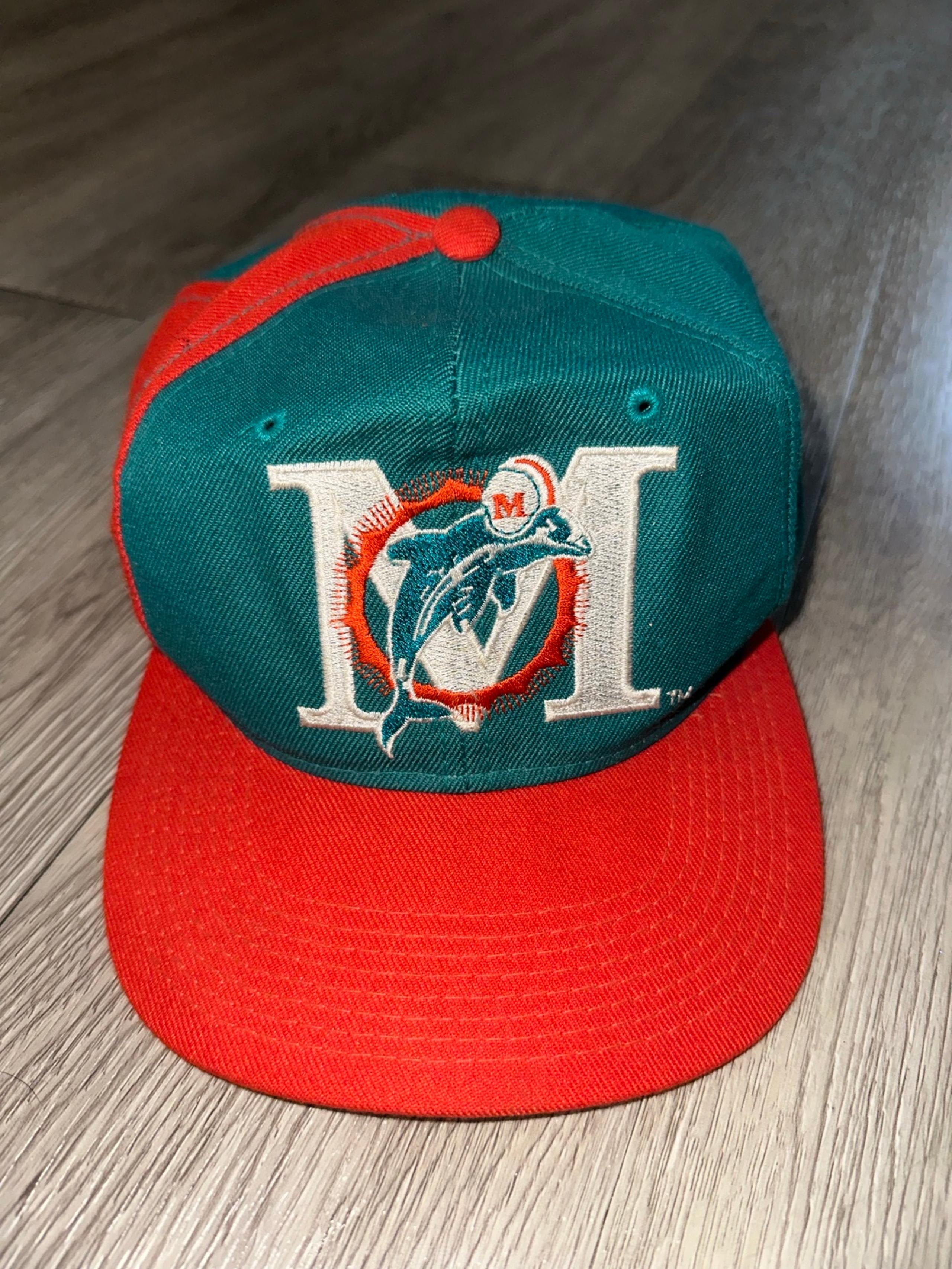 Vintage Miami Dolphins Sports Specialties Pro Line Adjustable SnapBack Hat