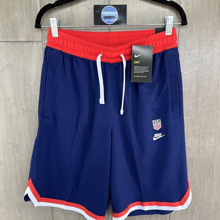 Nike Team USA DRI-FIT DNA Basketball Shorts Blue Men's Size Small CK6545-421