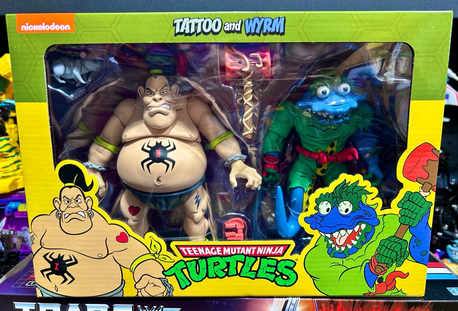 IN-HAND NECA TMNT Target Haulathon TATTOO & WYRM 2025 Teenage Turtles 2-Pk Ninja