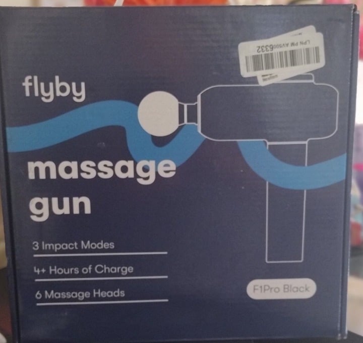 NIB Flyby F1Pro Massage Gun Cordless Ergonomic Grip Deep Tissue Pain Relief