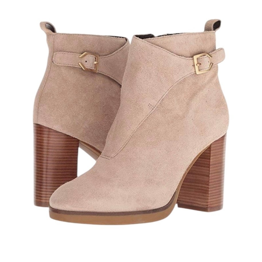 Cole Haan Harrington Grand Riding Taupe Suede Bootie Size 11