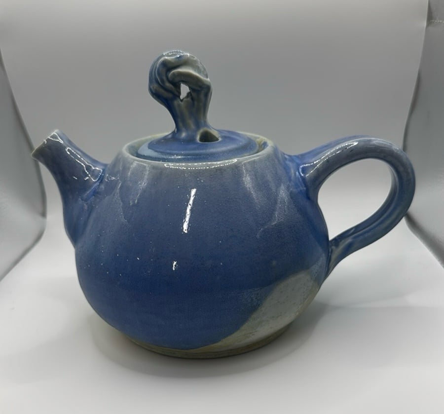 Teapot Cheri Yarnell Pottery Blue