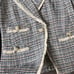 Veronica Beard Aba 3 Pockets Tweed Blazer Jacket 0