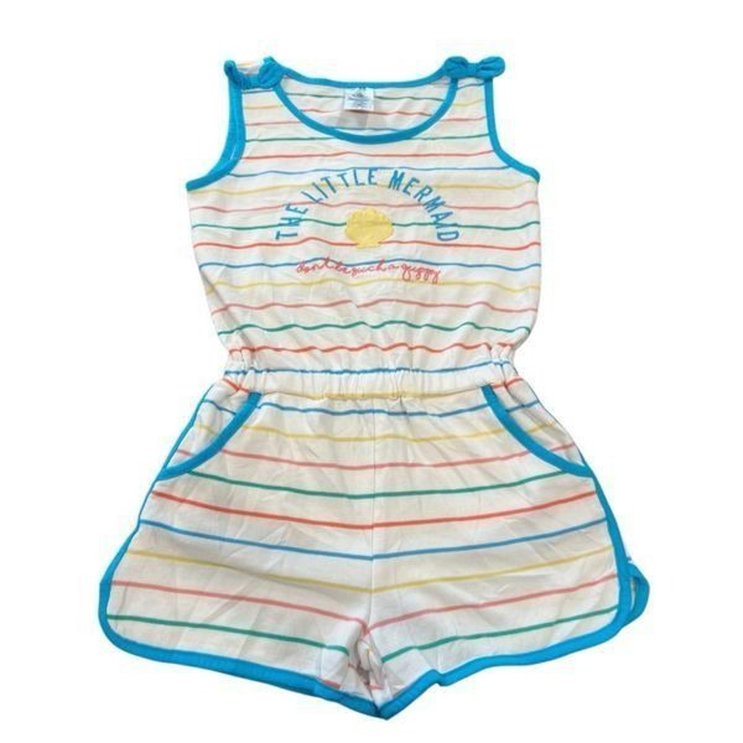 Disney Little Mermaid Girls jumper Dress Size M