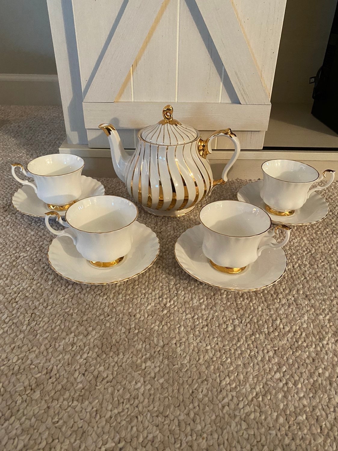 Royal Albert and Sadler Tea Set