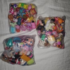 Huge Tiny Toy Lot - Hatchimals, Zuru Mini Brands, Squinkies, L.O.L. Tots + More