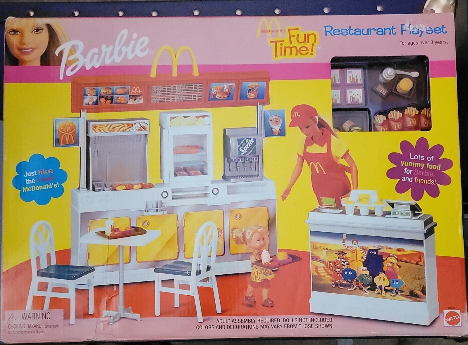 2001, Barbie McDonald's Fun Time Restaurant Playset