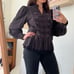 NWOT Free People Grey/Brown Boho Jacket