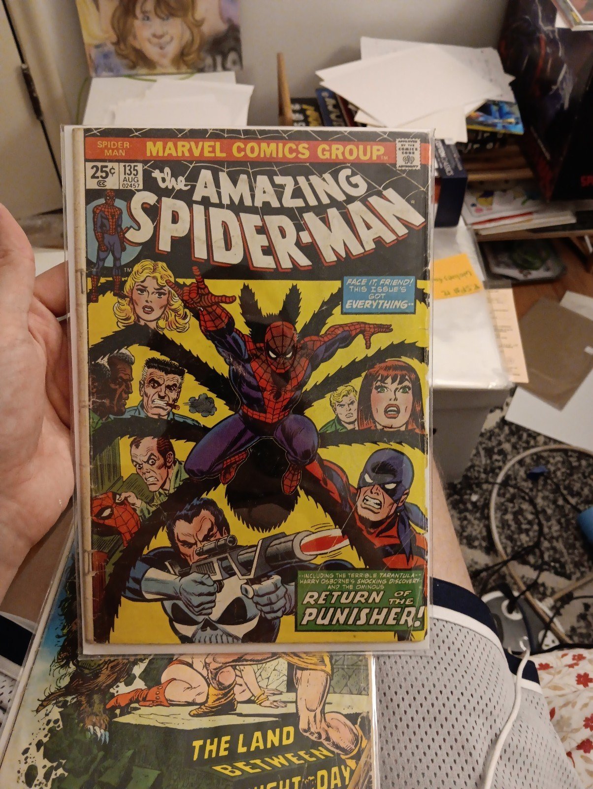 Amazing Spiderman 135 2nd App Of Punisher missing mvs