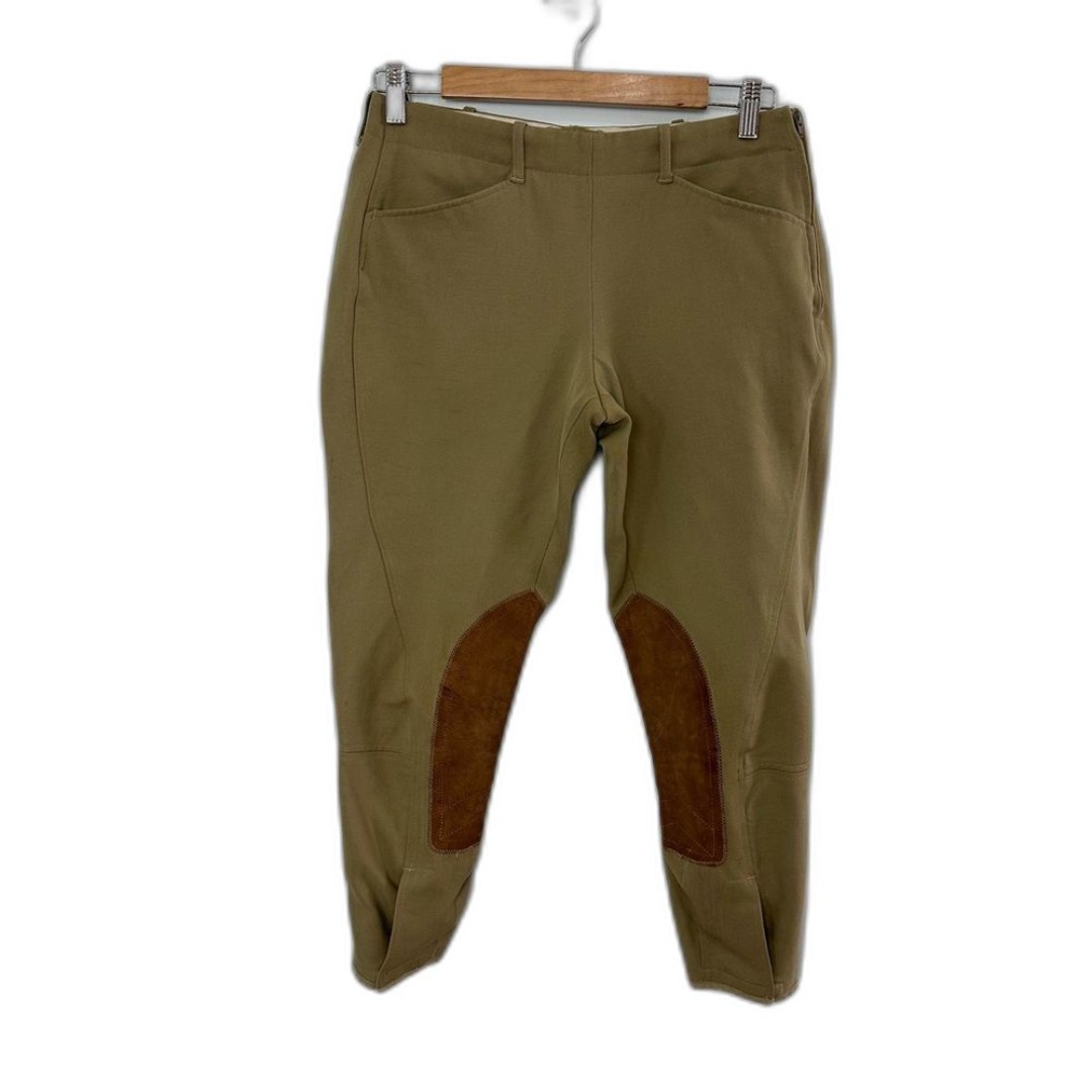 The Tailored Sportsman Beige English Riding Pants with Knee Patches Size 30