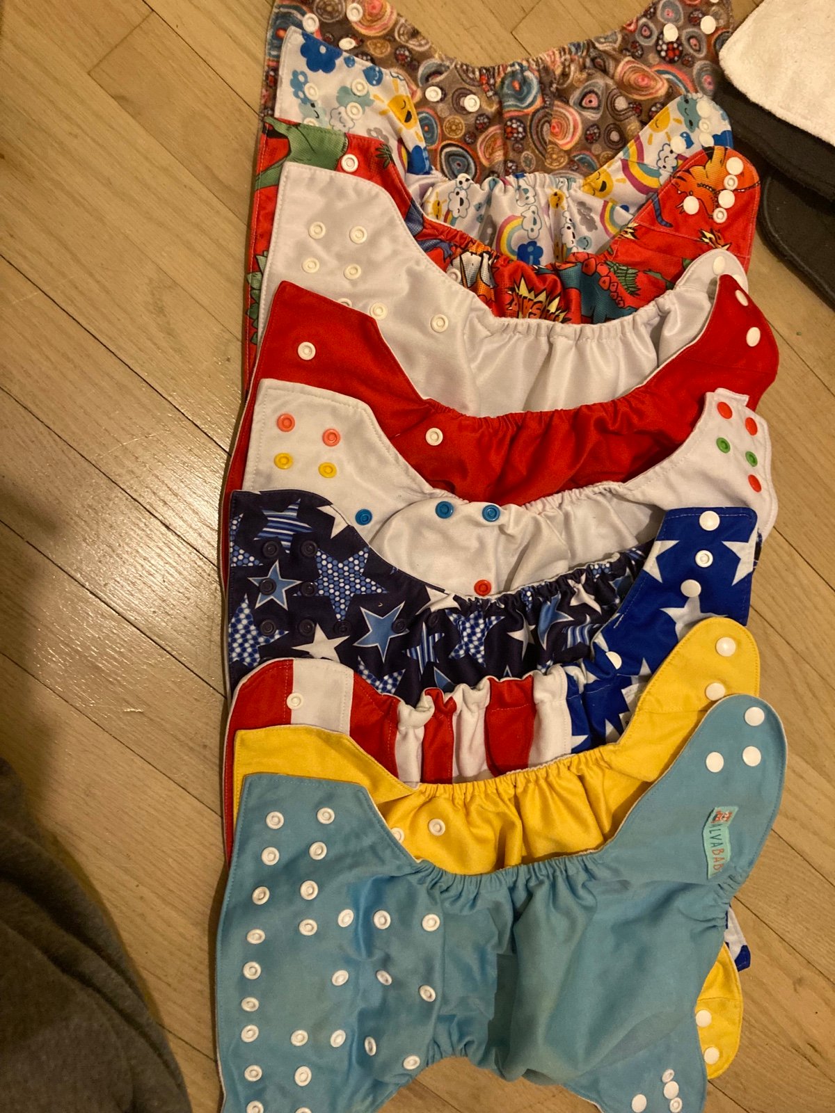 10 pocket cloth diapers