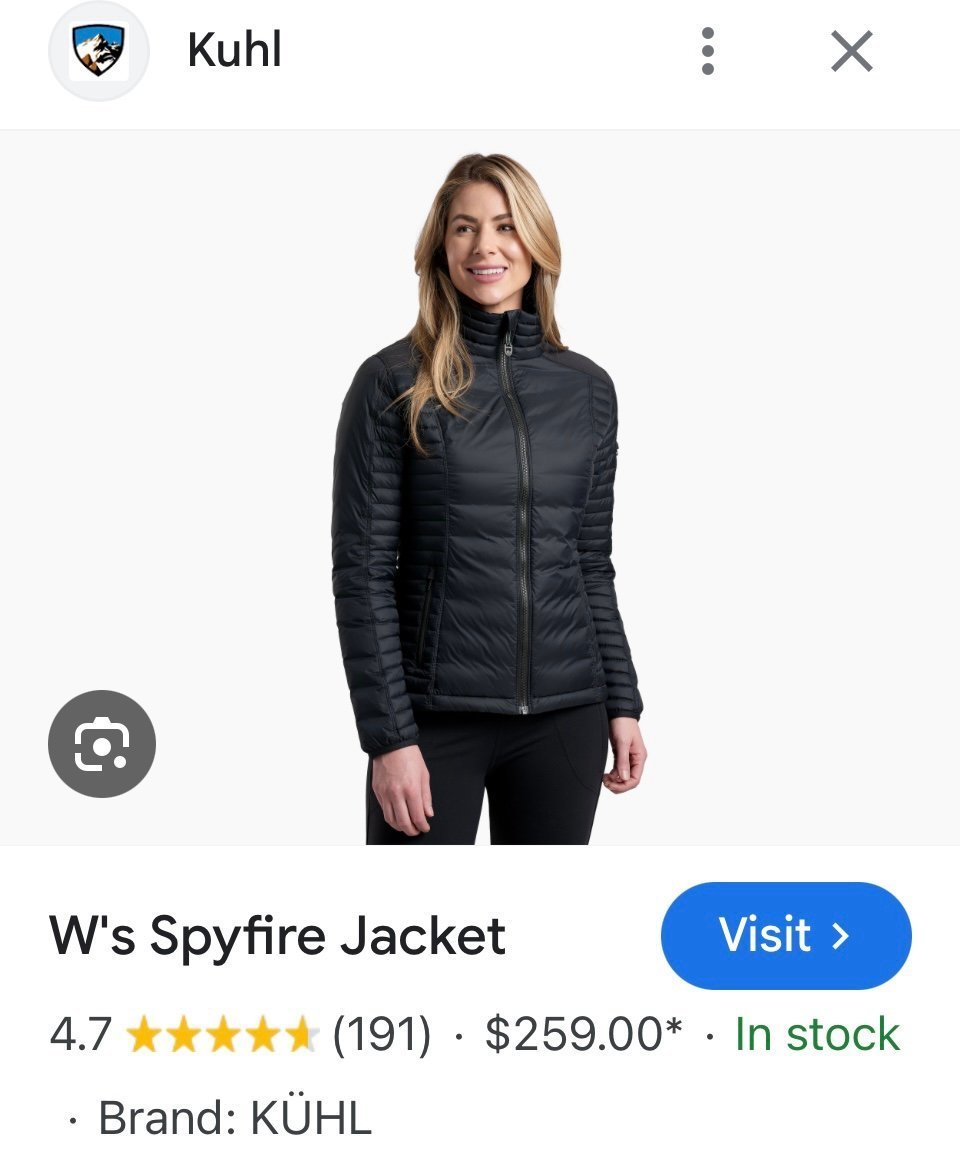 Woman’s Black Kuhl XL Jacket