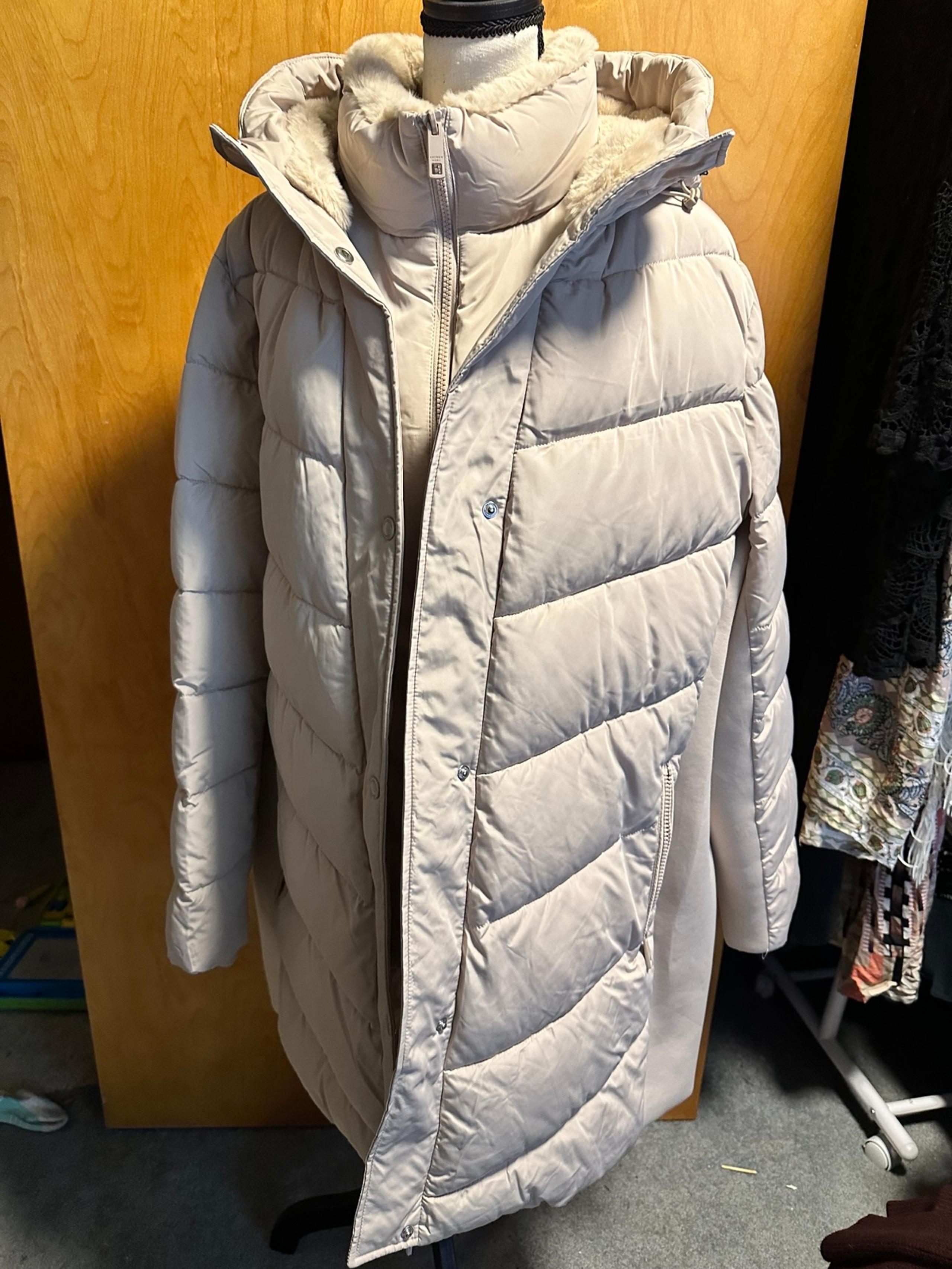 Xl long winter puffy coat