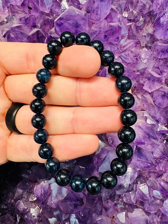 Blue (Indocolite) Tourmaline Bracelet - 9mm