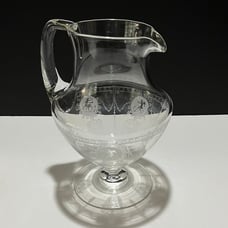 Antique Heisey Wabash 3350 “Pied Piper” 9.25” 3pt. Squat - (1922-1939)