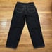 Vintage 90s Anchor Blue Black Baggy Denim Jeans Size 38x32 Men Skater